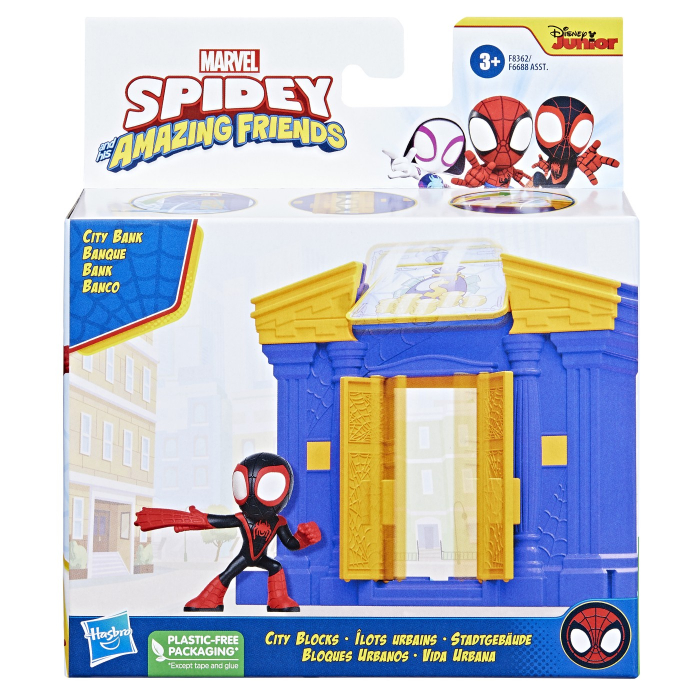 Set Constructie Banca Spider-Man Spidey City