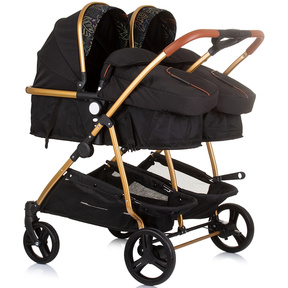 Carucior Gemeni Chipolino Duo Smart 3 in 1, Aluminiu