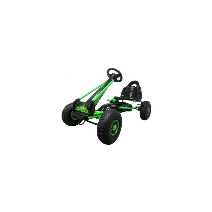 Kart cu pedale R-Sport G3 Verde, 3-6 ani