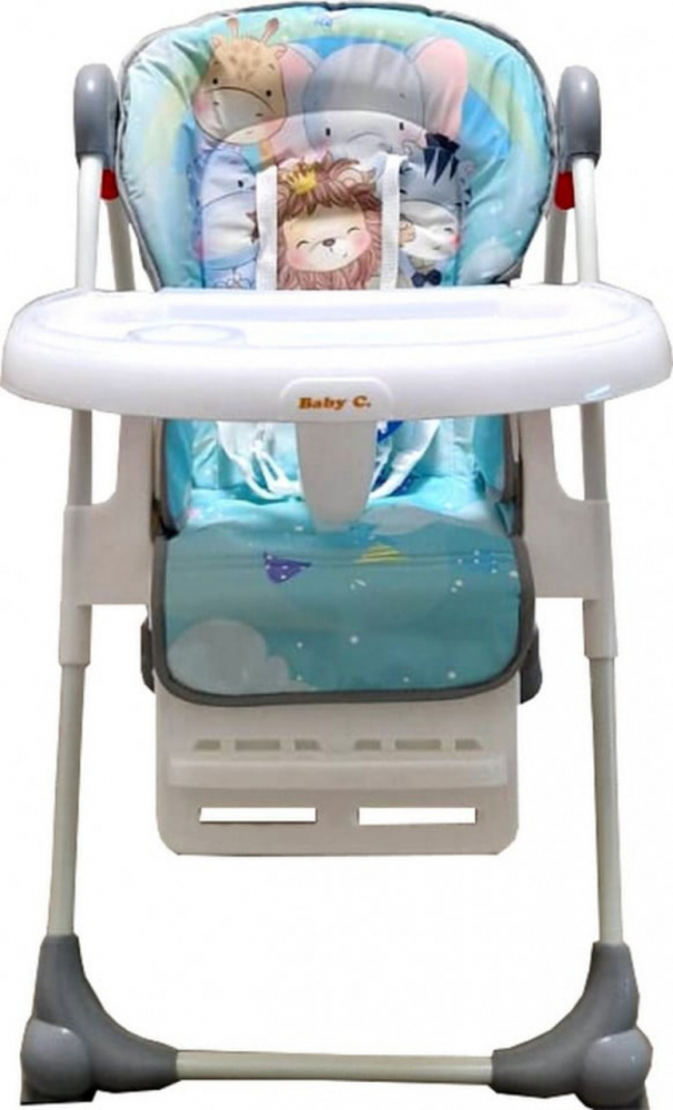 Scaun Masa Baby Care Animalute 3 Nivele Reglabil - imagine 2