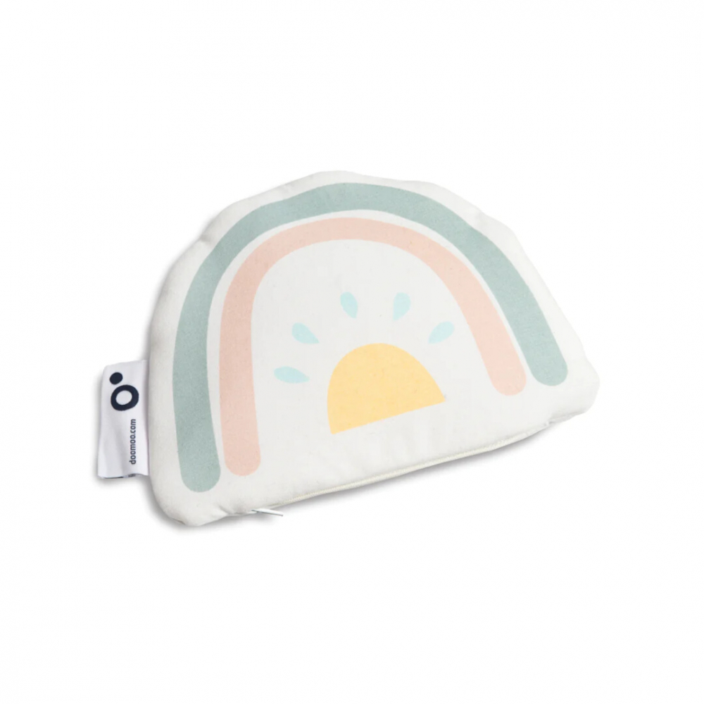 Perna Anti-Colici Doomoo Snoogy Rainbow, Bumbac Organic - imagine 4