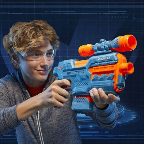 Hasbro Nerf Phoenix CS6 Motorizat 6 Darts - imagine 4