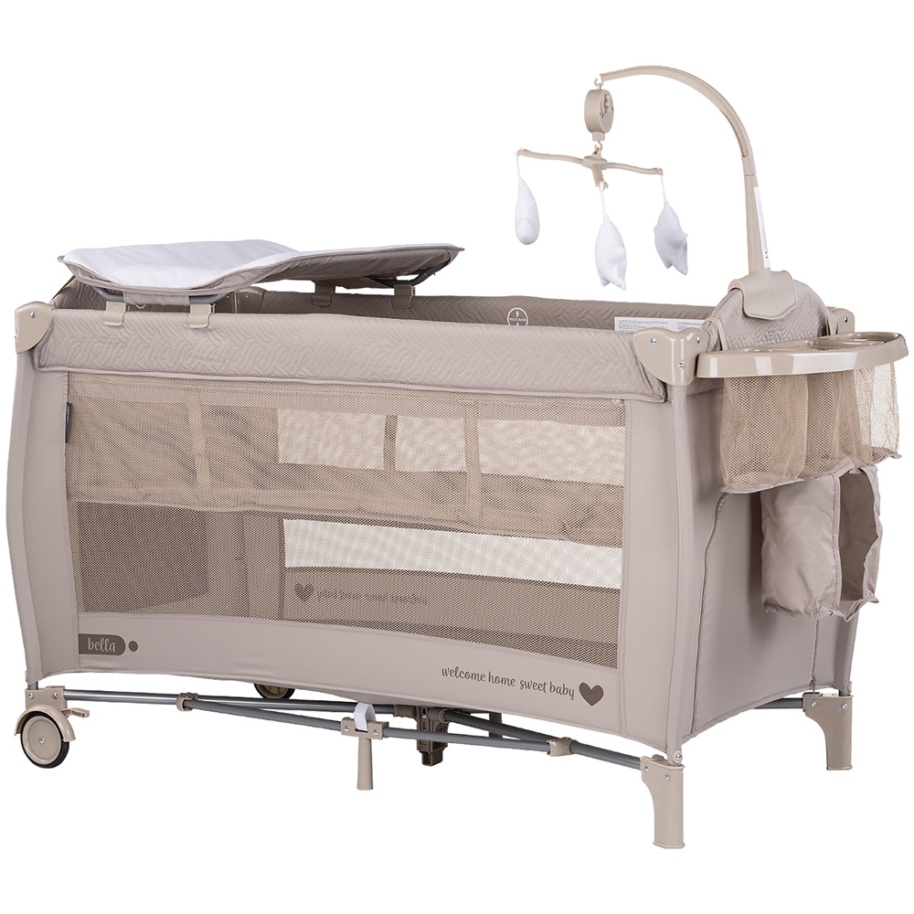 Chipolino Bella Tiramisu - Patut pliabil 2 nivele - imagine 2