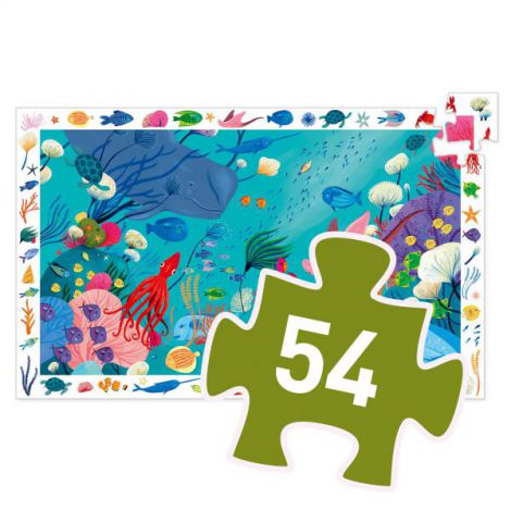 Puzzle Djeco Acvatic, 54 piese - imagine 4