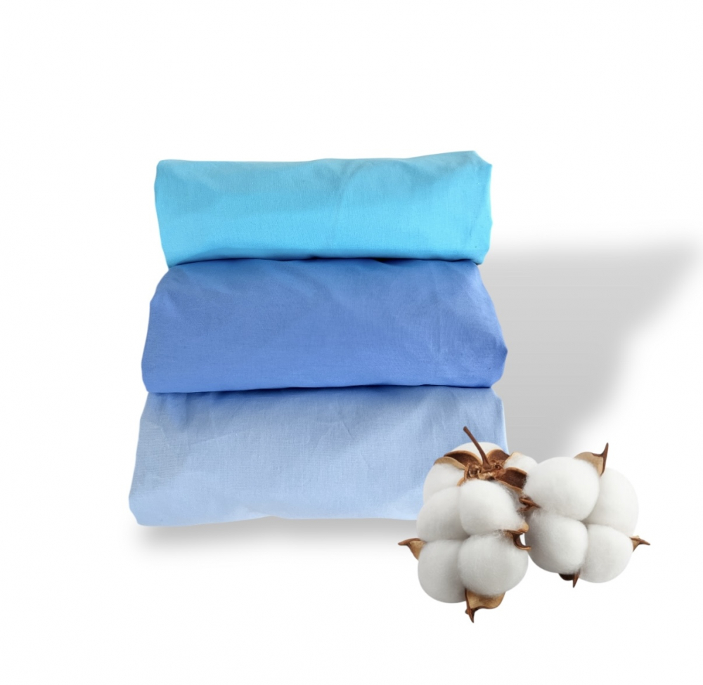 Set 3 Cearsafuri Deseda Bumbac Pat Copii