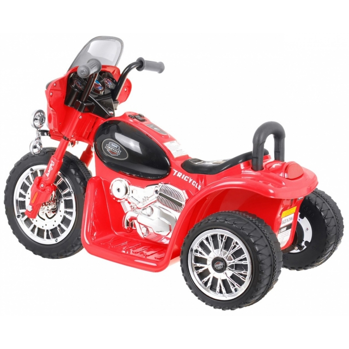Motocicleta Ramiz Chopper JT568 Rosu Electrica - imagine 2