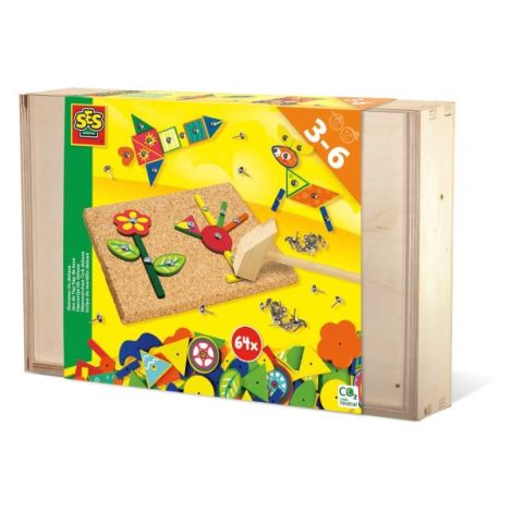 Hammer Tic Ses Creative - Set Constructie Lemn