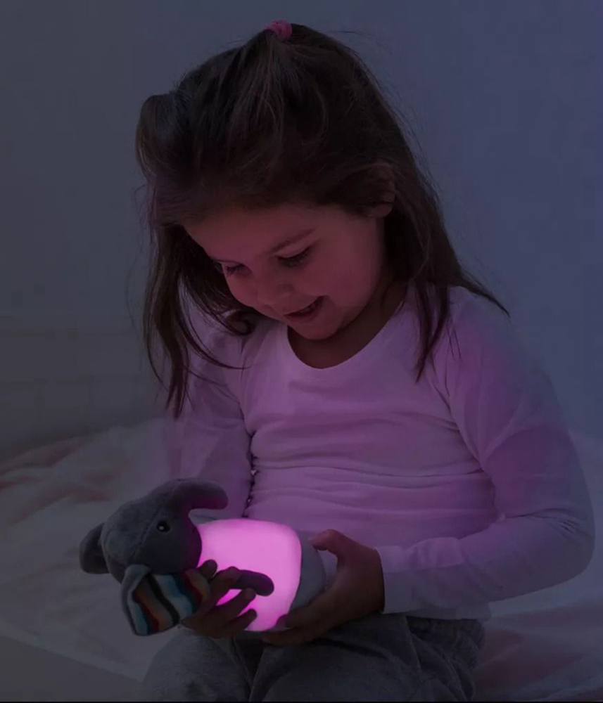 Lampa Veghe Muzicală LED Elefant 7 Culori - imagine 4