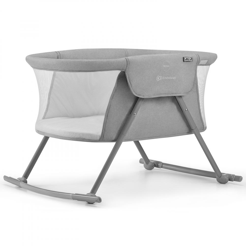 Patut Kinderkraft LOVI 3-in-1 Grey Multifuncțional