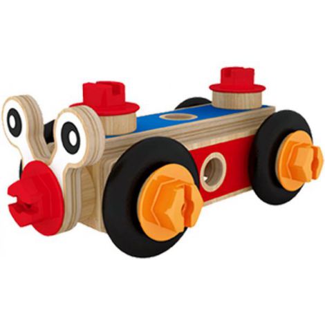 Hape Constructor Incepator | Jucarie Lemn Creativ - imagine 4