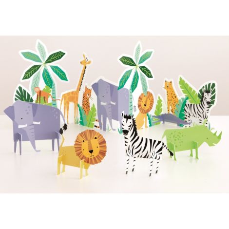 Decor Safari Party Table Unique 5 Figurine