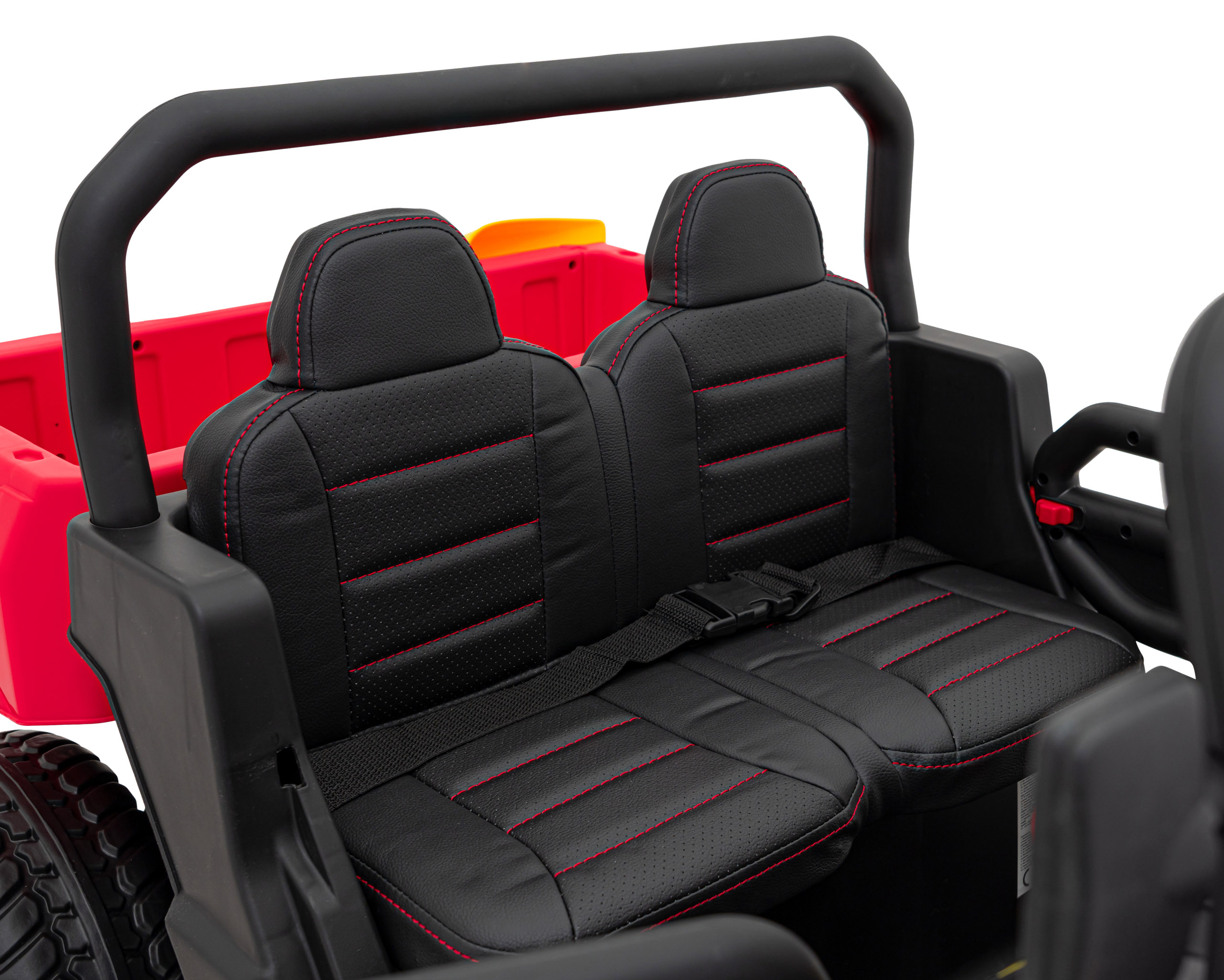 Masinuta Electrica Pick Up 4x4 Rosu - Autokids - imagine 4