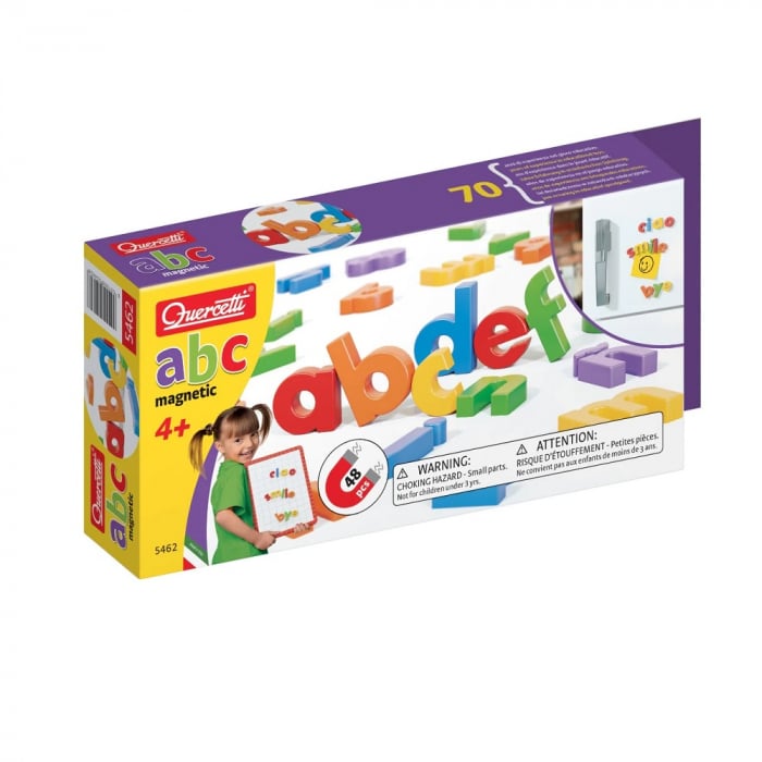 Set Quercetti 48 litere magnetice pentru invatare