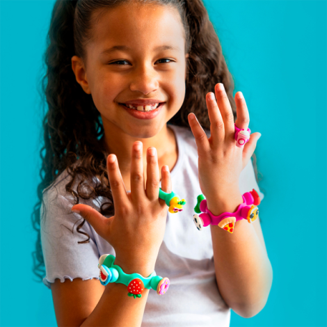 Fat Brain Toys Set Plip Charms Brățară Pop-it - imagine 10