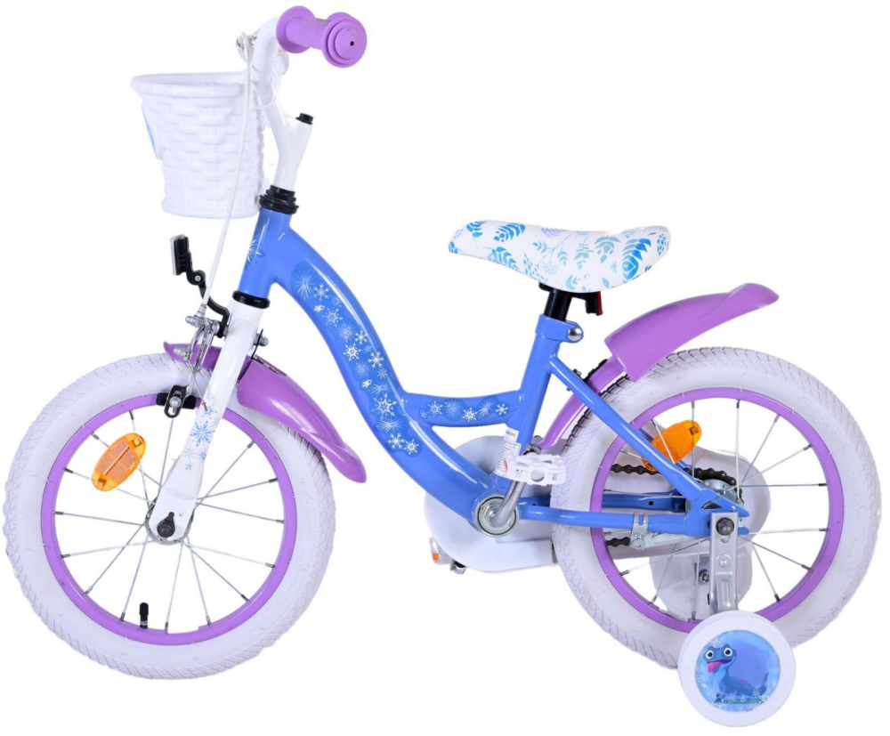 Bicicleta Disney Frozen 14" Eandl, Frână și Ghidon Reglabil - imagine 2