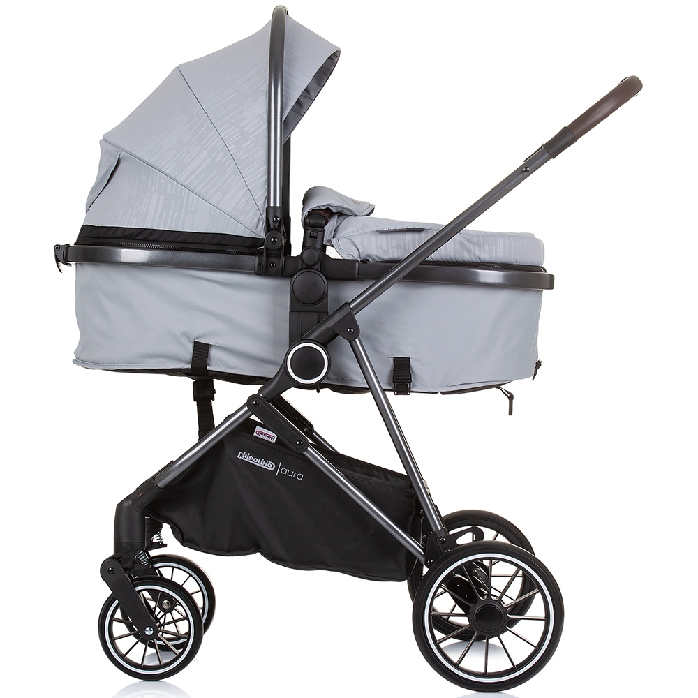 Carucior Chipolino Aura 3 in 1 Ash Grey, 0-22kg - imagine 10