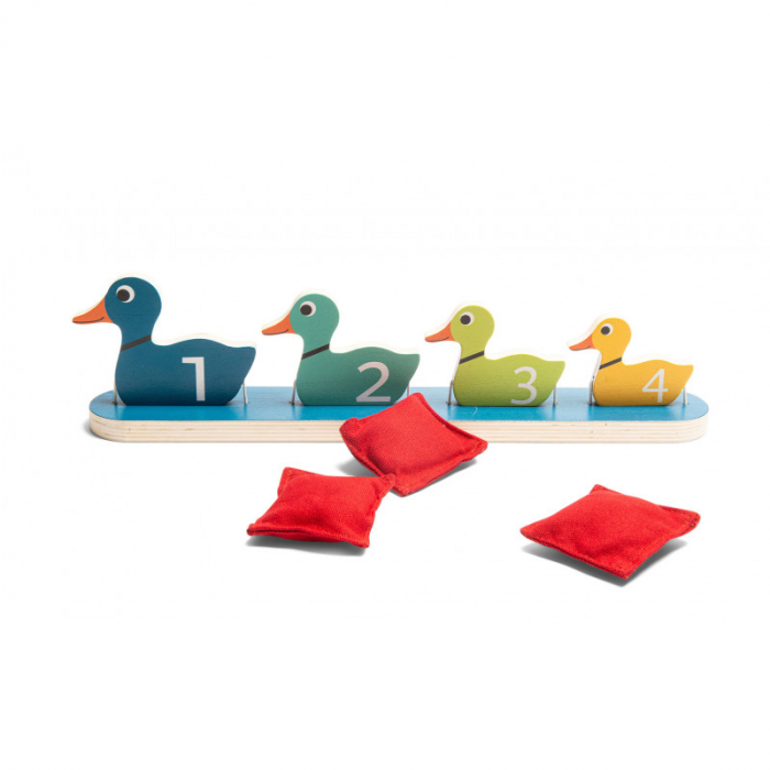 Joc Doboară Rățuștele Bs Toys Lemn Indemânare