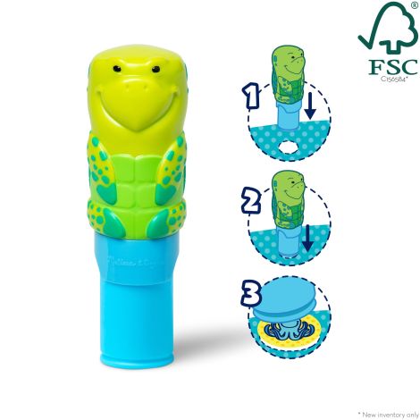 Melissa & Doug Sticker WOW Testoasa - Creativitate - imagine 3
