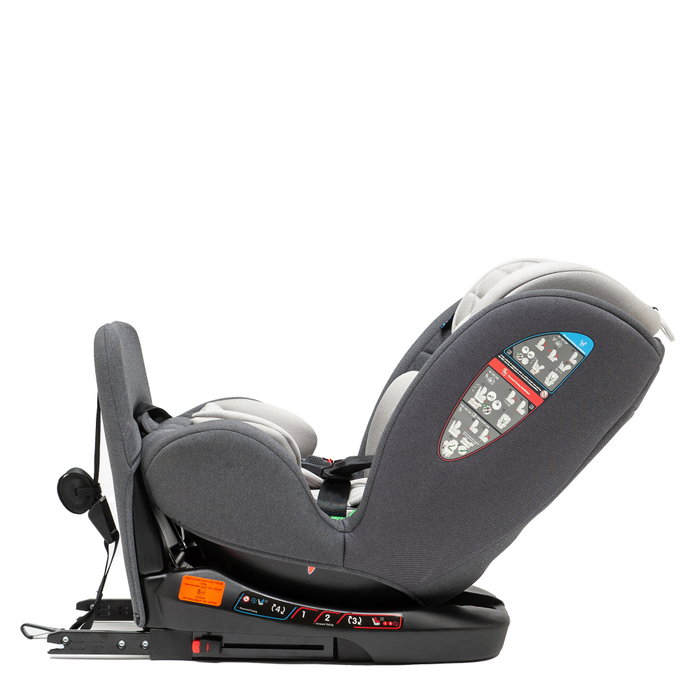 Scaun Juju Total 360 i-Size Gri Rotativ 0-12 ani - imagine 3
