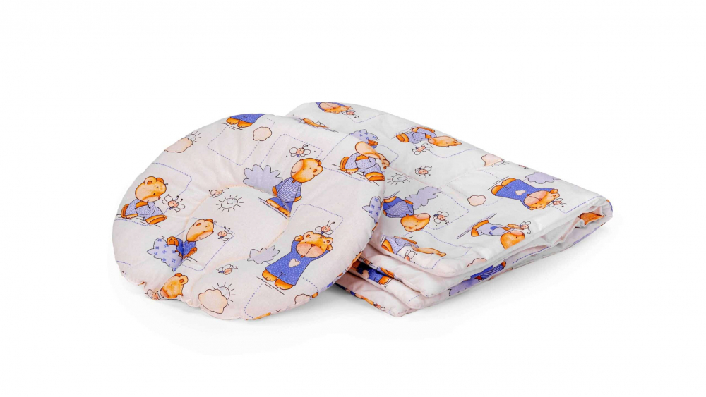 SomnArt Set Paturică+Pernuță Formare Cap Bebe