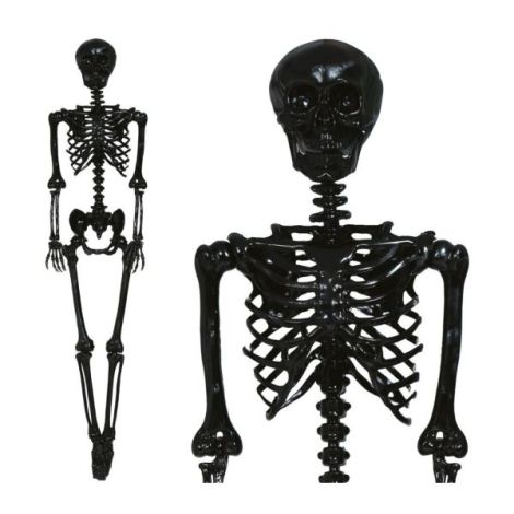 Schelet Halloween Negru 90cm Guirca