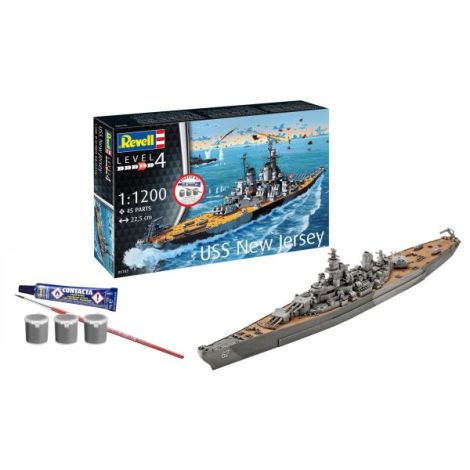 Revell USS New Jersey Kit Naval Modelare