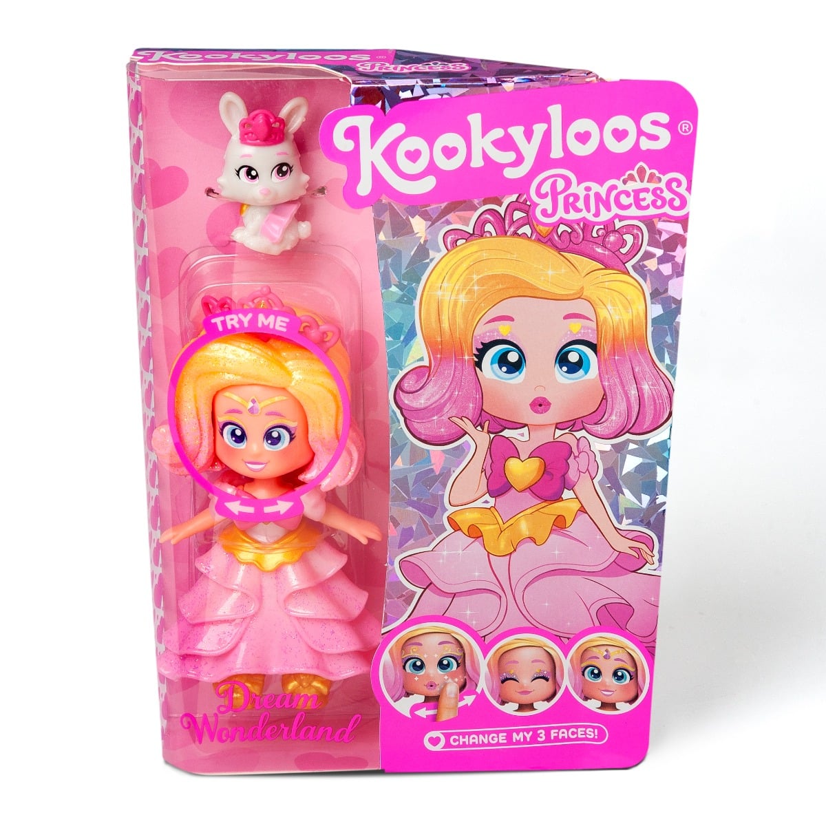 Papusa Kookyloos Princess Dream Wonderland | 3 Expresii
