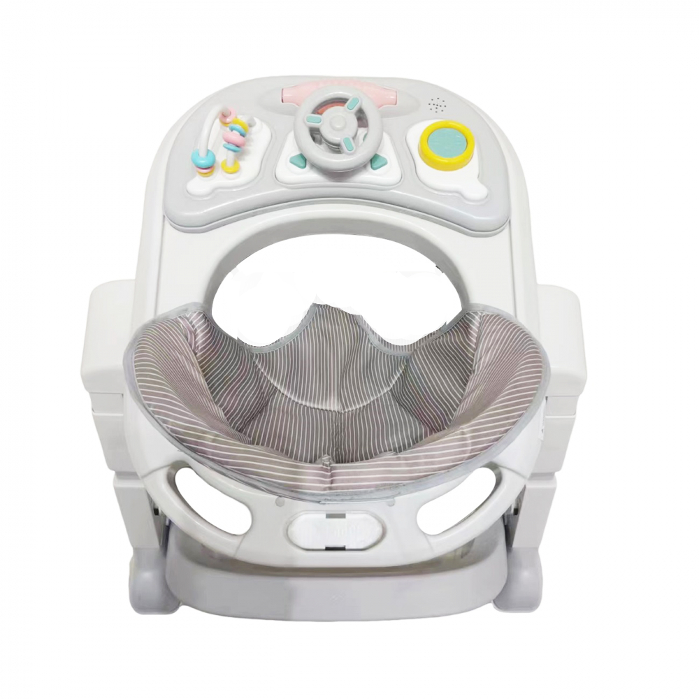 Premergator Little Mom Driver Grey, Scaun Reglabil, Roti Pivotante - imagine 8