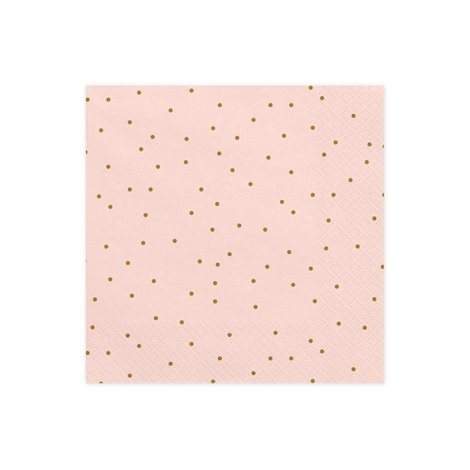 Party deco Servetele buline 33x33 cm pentru petreceri