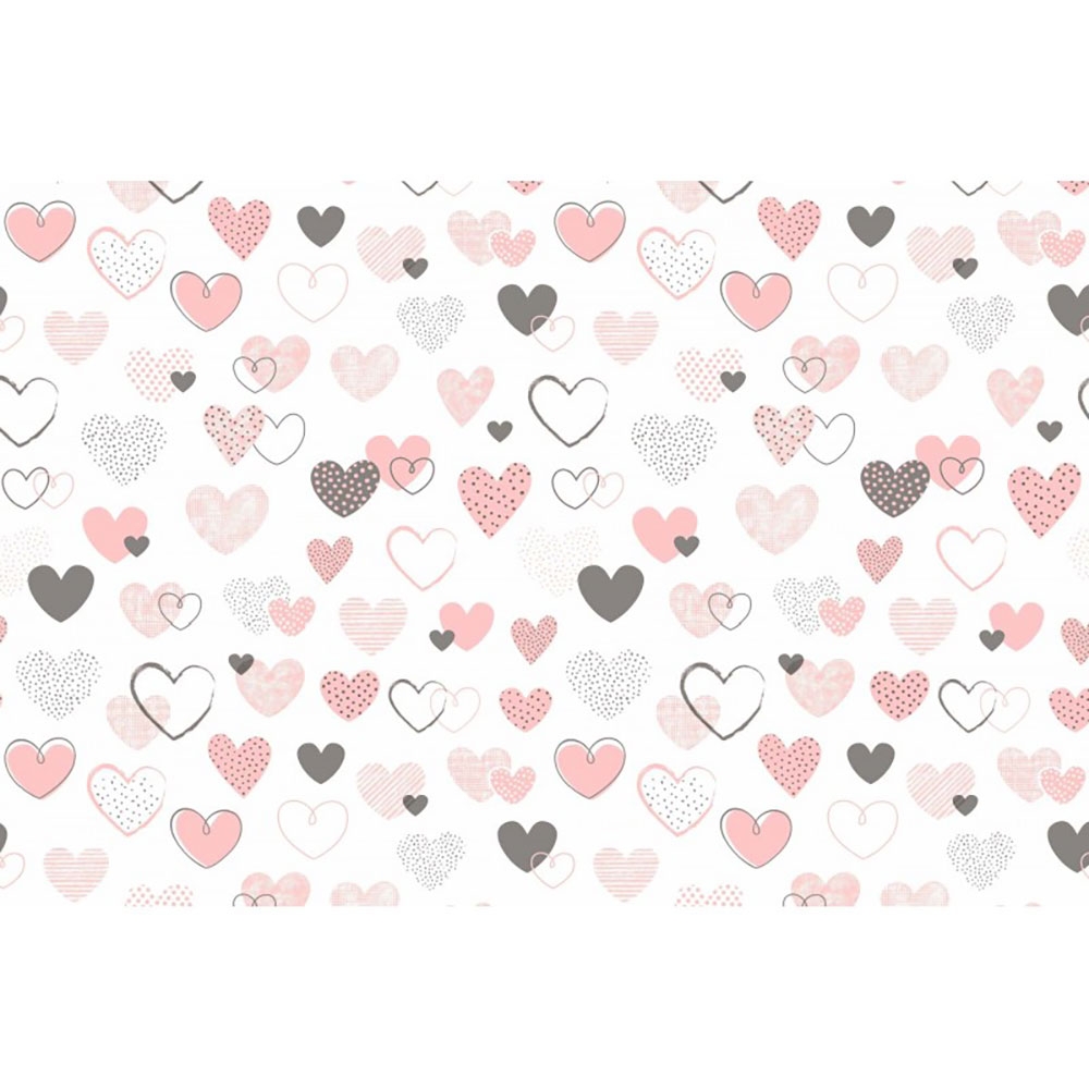 Lenjerie patut Hubners Hearts 4 piese, Multicolor