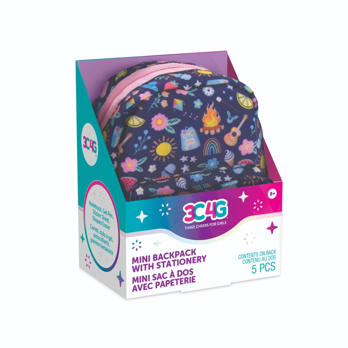 Mini Rucsac 3C4G cu Accesorii - Set 5 piese