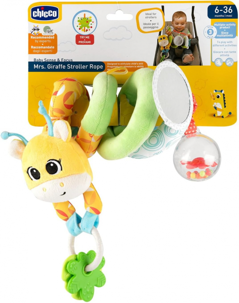 Chicco Mrs Giraffe - Jucarie Activități Carucior - imagine 2