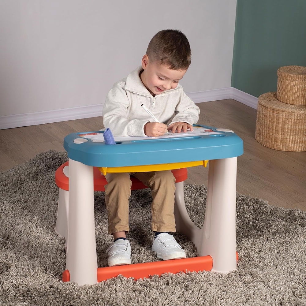 Banca școlară Smoby Magical Desk cu accesorii - imagine 4