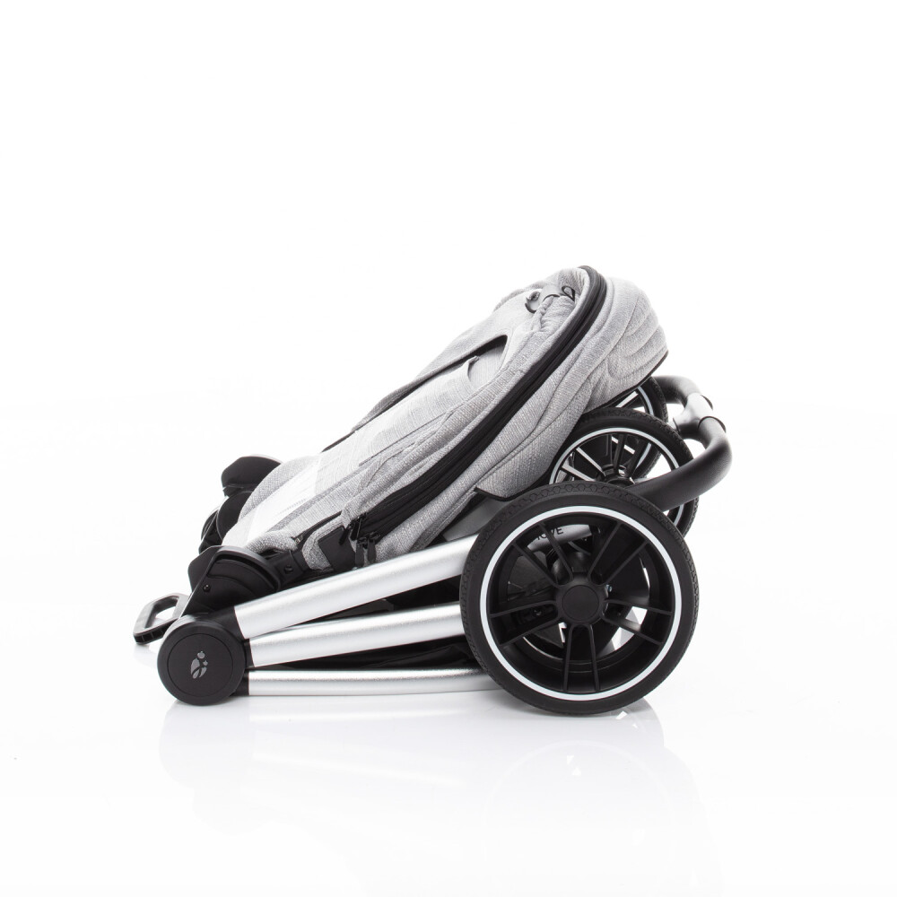 Carucior Zopa Move Silver Grey, Reversibil și Pliabil - imagine 4