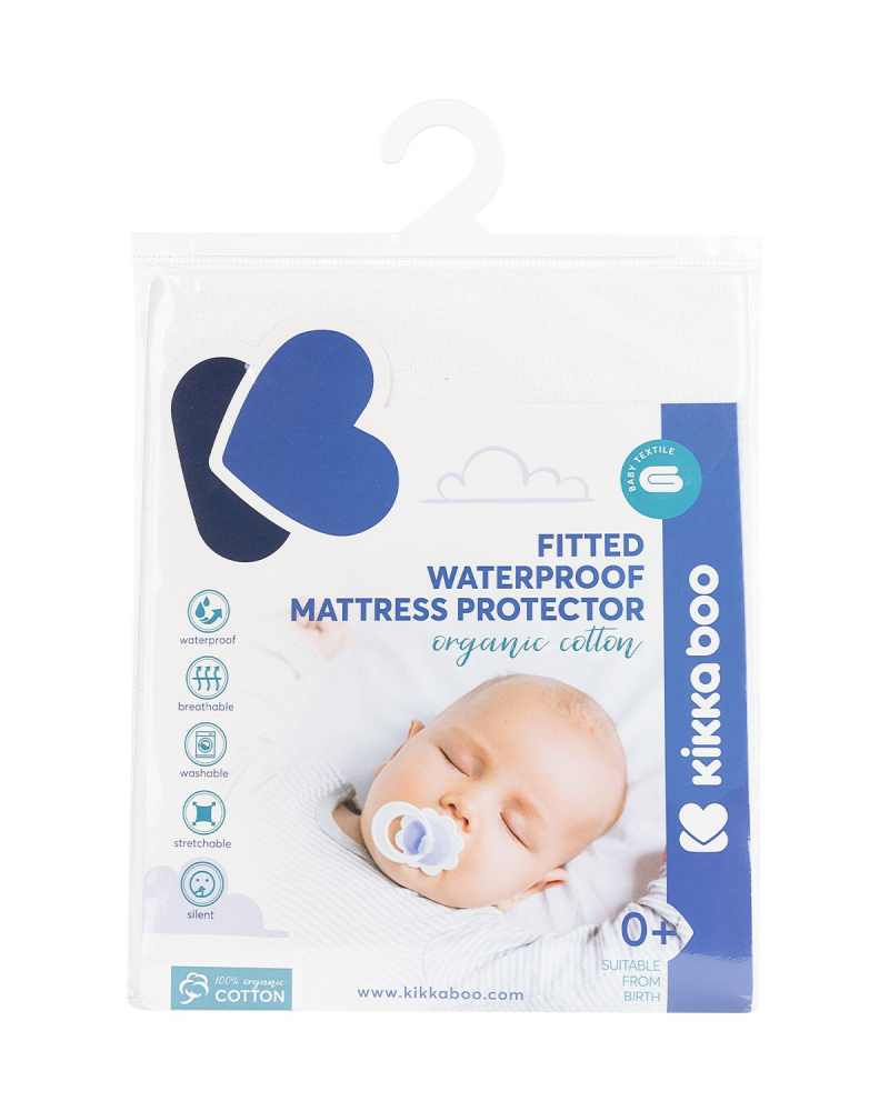 Protectie Impermeabila KikkaBoo, Bumbac Organic - imagine 3