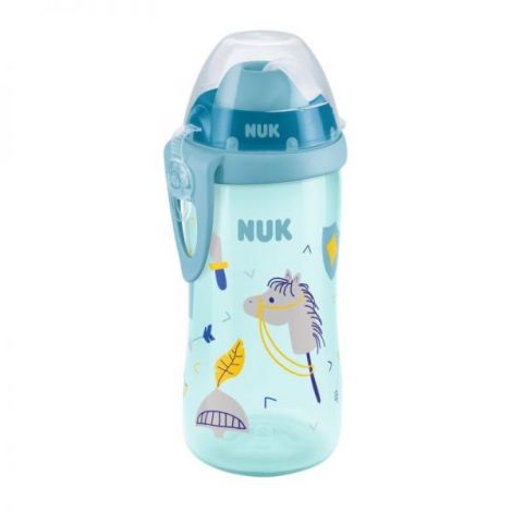 Cană Nuk Flexi Anti-Curgere 300ml Bleu