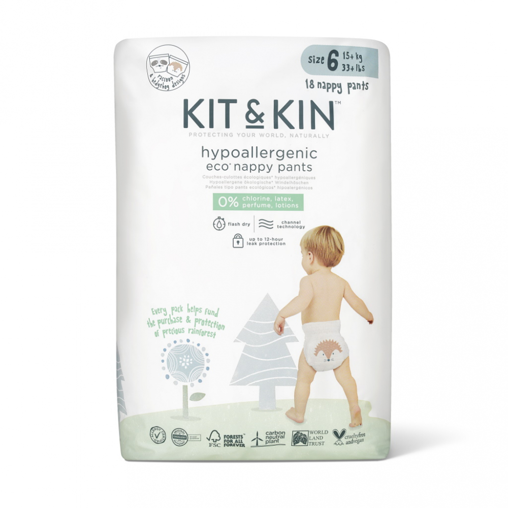 Scutece Pull Up KitKin Hipoalergenice XL6 - imagine 4