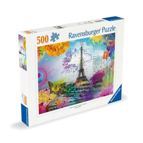 Ravensburger Puzzle Paris 500 piese - Ambalaj carton - imagine 3