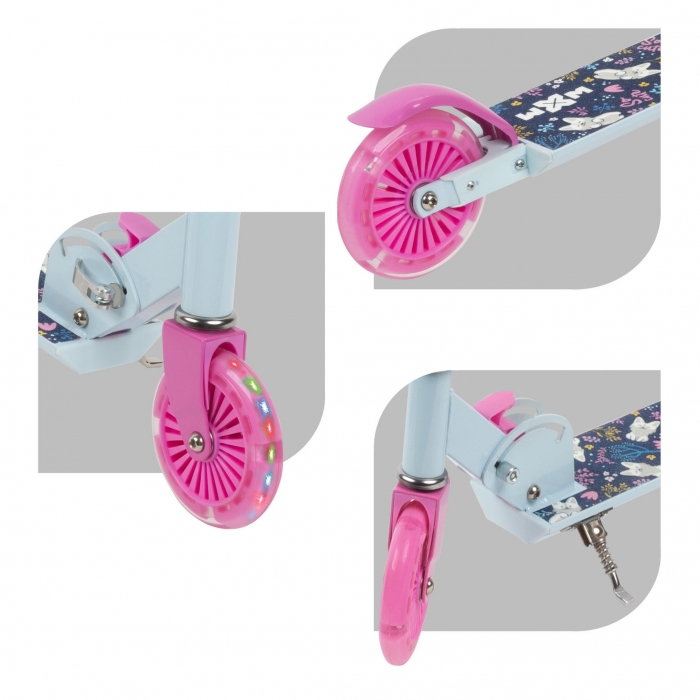 Trotineta WXM Skipo Dog cu LED pentru copii - imagine 3