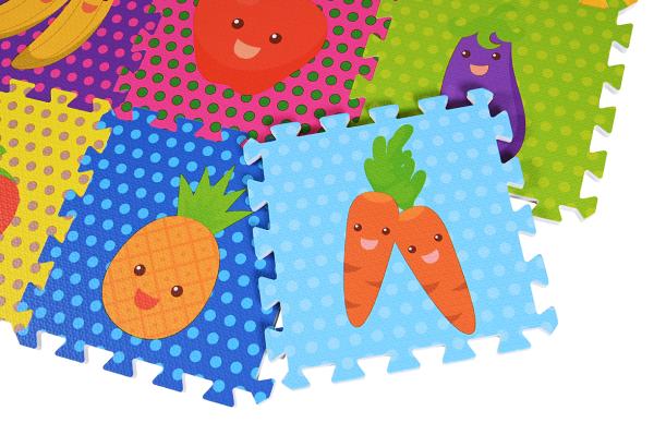 Covoras Puzzle Fructe Knorr Toys - Educativ si Sigur - imagine 2
