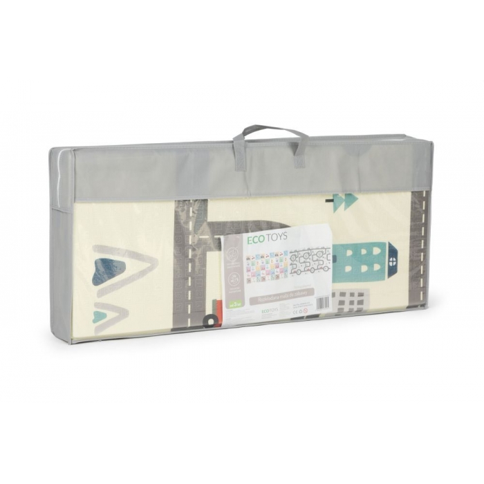 Salteluta Joaca 2 in 1 Ecotoys - Eva, Antialunecare - imagine 9
