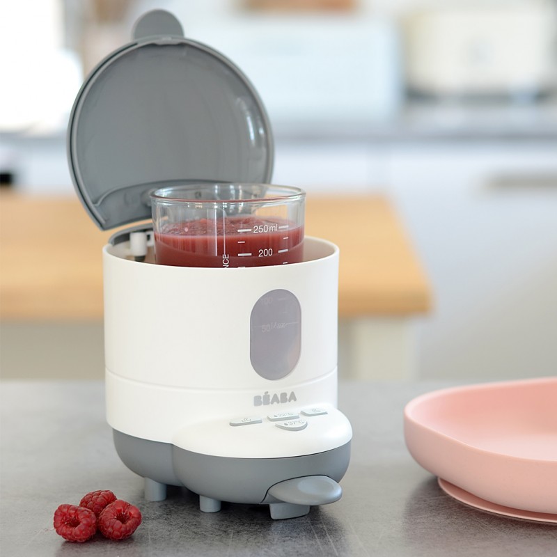 BibExpresso White Grey Beaba | Preparare Lapte Rapidă - imagine 3
