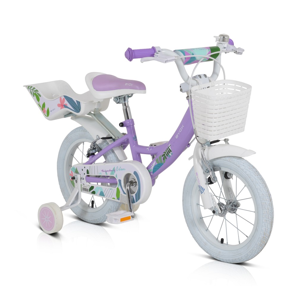 Bicicleta Byox Eden 14" cu Roti Ajutatoare si Portbagaj - imagine 2