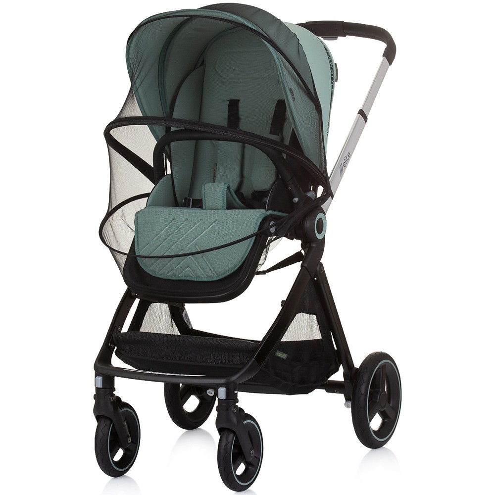Carucior Chipolino Elite 3 in 1 Pastel Green i-Size - imagine 10