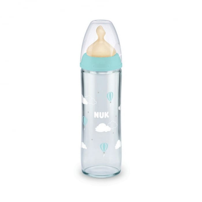 Biberon Nuk New Classic 240ml Latex 0-6 luni