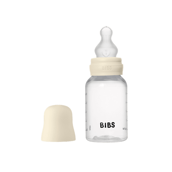 Bibs Set Biberon Anticolici 150ml Silicon Ivory - imagine 7