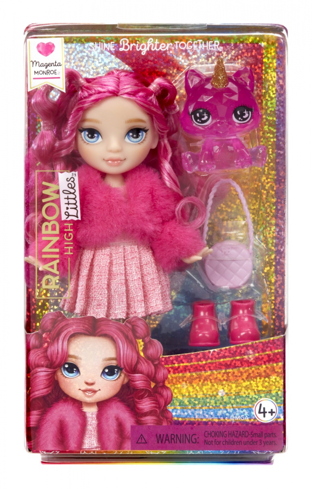 Papusa Rainbow High Littles Magenta Monroe MGA