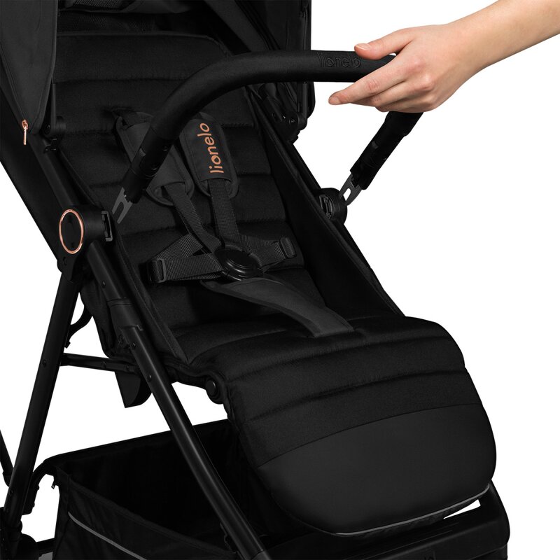 Carucior Lionelo Mira Negru - 5 pozitii reglabile - imagine 5