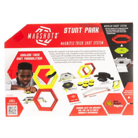 Magshuto Stunt Park - Fat Brain Toys - Joc Magnetic