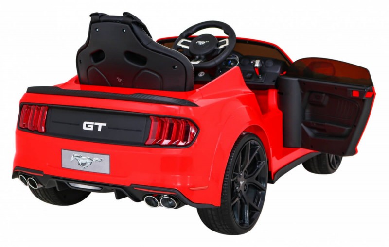 Masinuta Electrica Ford Mustang 12V, Rosu, 3 Viteze, 110W - imagine 4